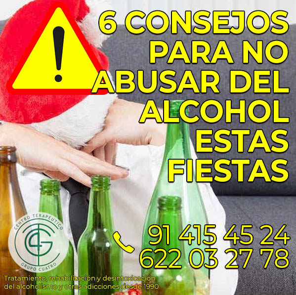 Seis consejos para no abusar del alcohol estas Fiestas